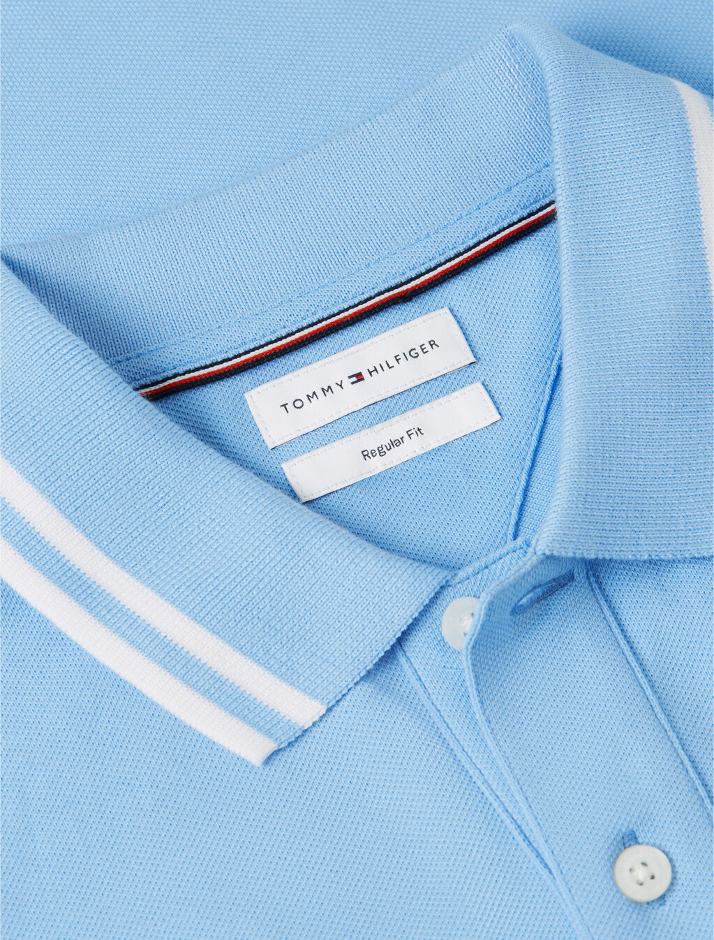 Regular Fit Pique Polo Shirt, Ambient Blue, hi-res