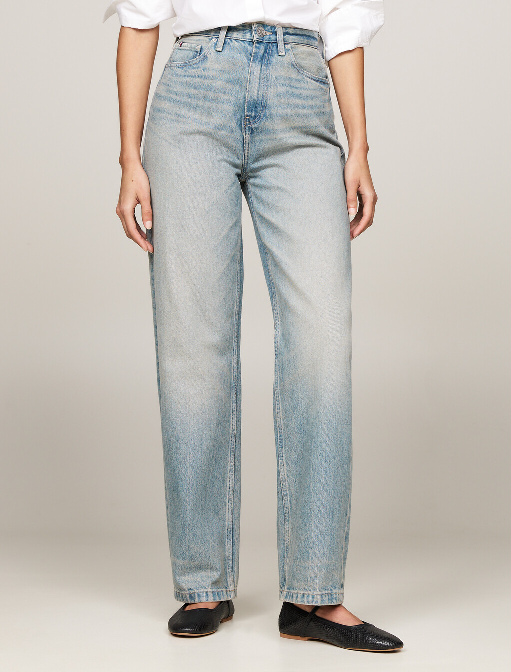 High Rise Relaxed Straight Leg Jeans, Joy, hi-res