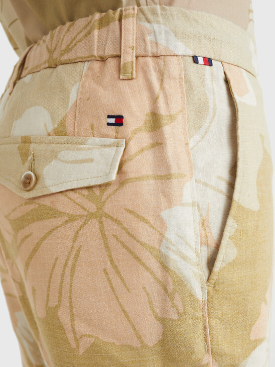 HARLEM MODERN FLORAL RELAXED CHINO SHORTS