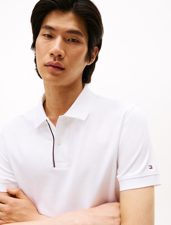 Signature Stripe Jacquard Polo