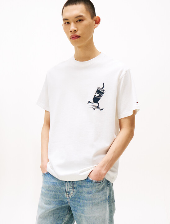 Relaxed Skater Back Graphic T-Shirt