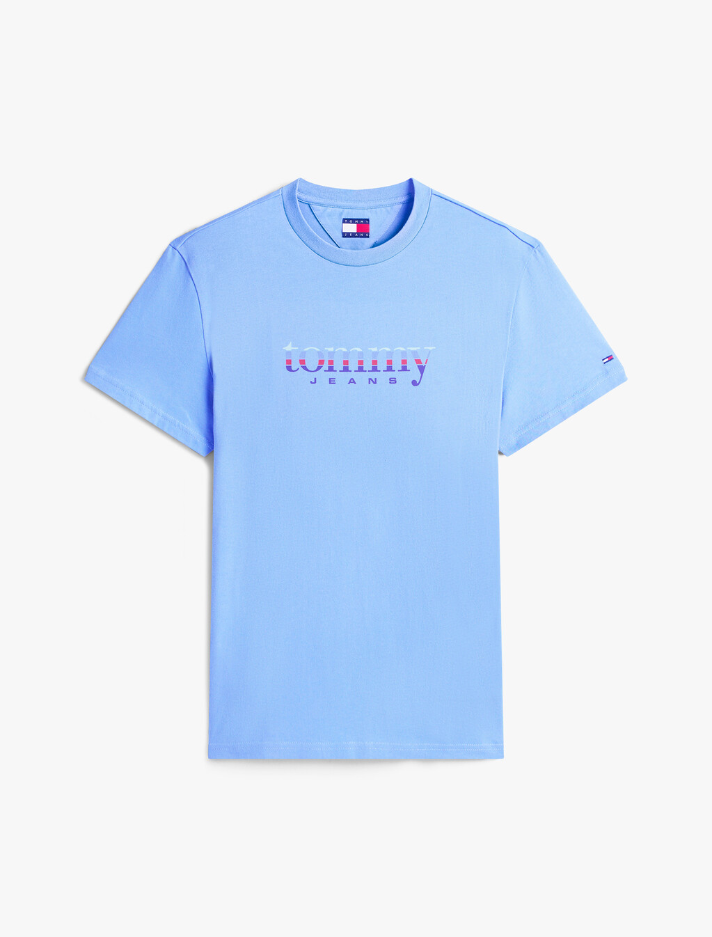 Logo Jersey Slim T-Shirt, Light Horizon Blue, hi-res