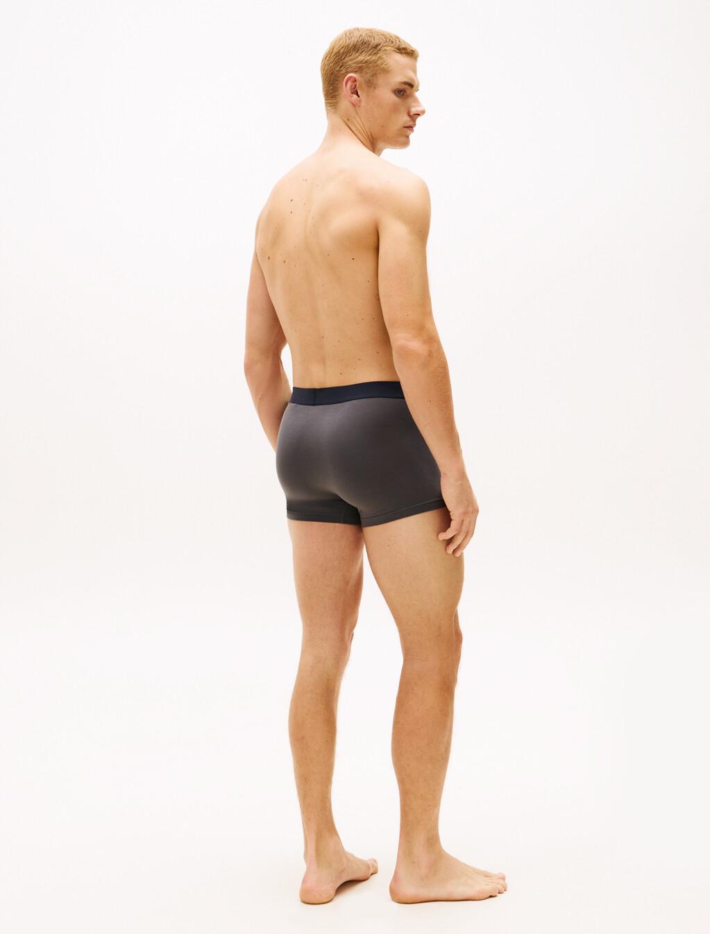 Pima Cotton Logo Trunk, Dark Ash, hi-res