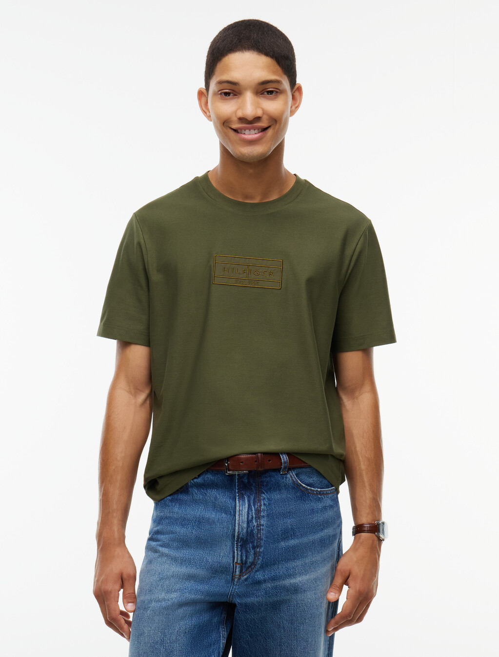 Logo Graphic T-Shirt, Huntsman Green, hi-res