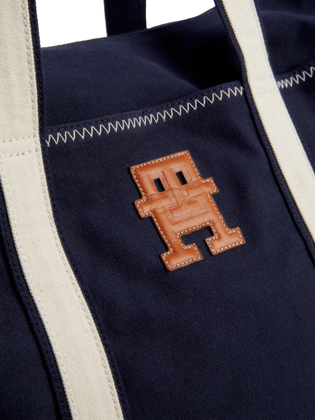 PREP BRETON STRIPE CANVAS TOTE, Breton Stripe, hi-res