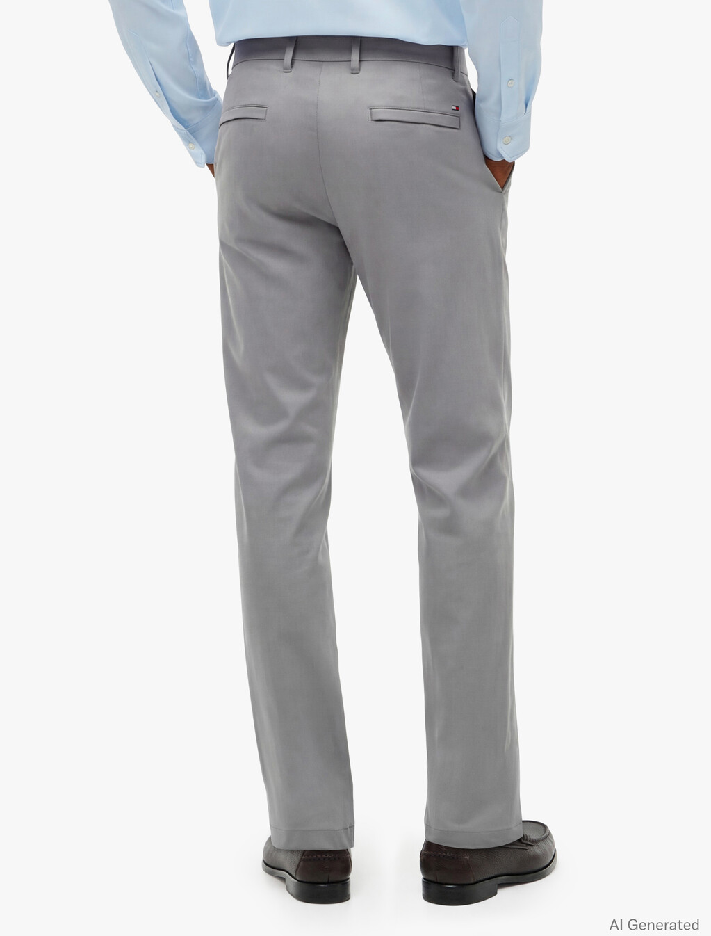 Performance Denton Tech Straight Chinos, Grey Asphalt, hi-res
