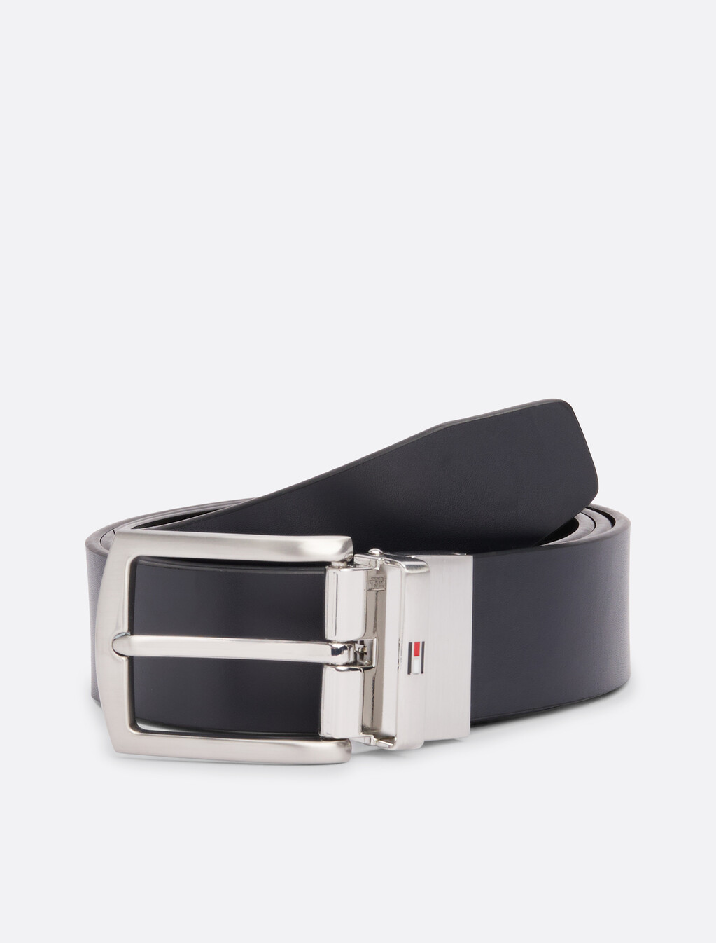 Reversible Leather Belt, Space Blue / Arctic Spruce, hi-res