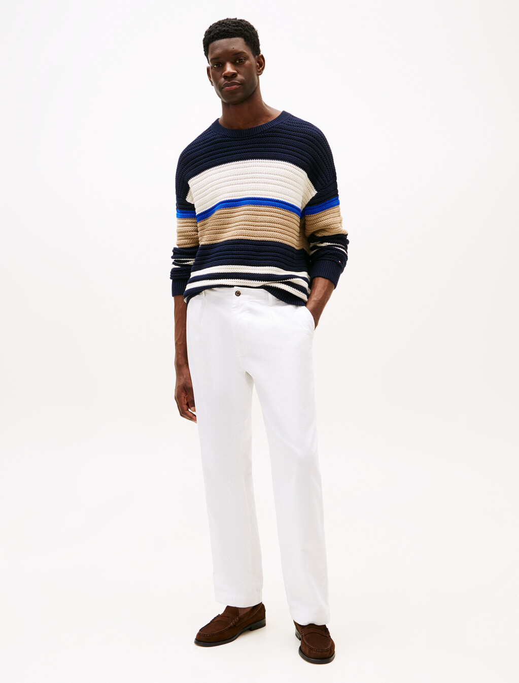 Color Block Sweater, Desert Sky / Multi, hi-res
