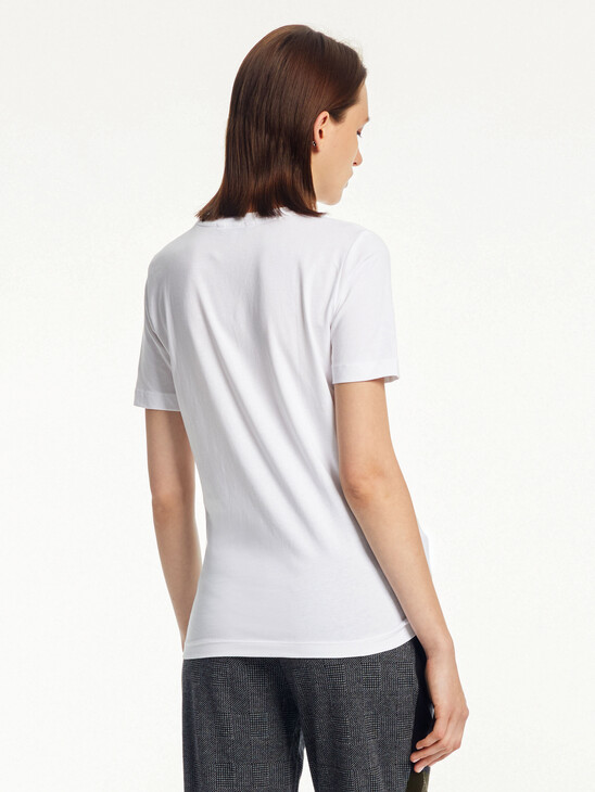 ORGANIC COTTON LOGO SLIM FIT TEE ORGANIC COTTON LOGO SLIM FIT TEE