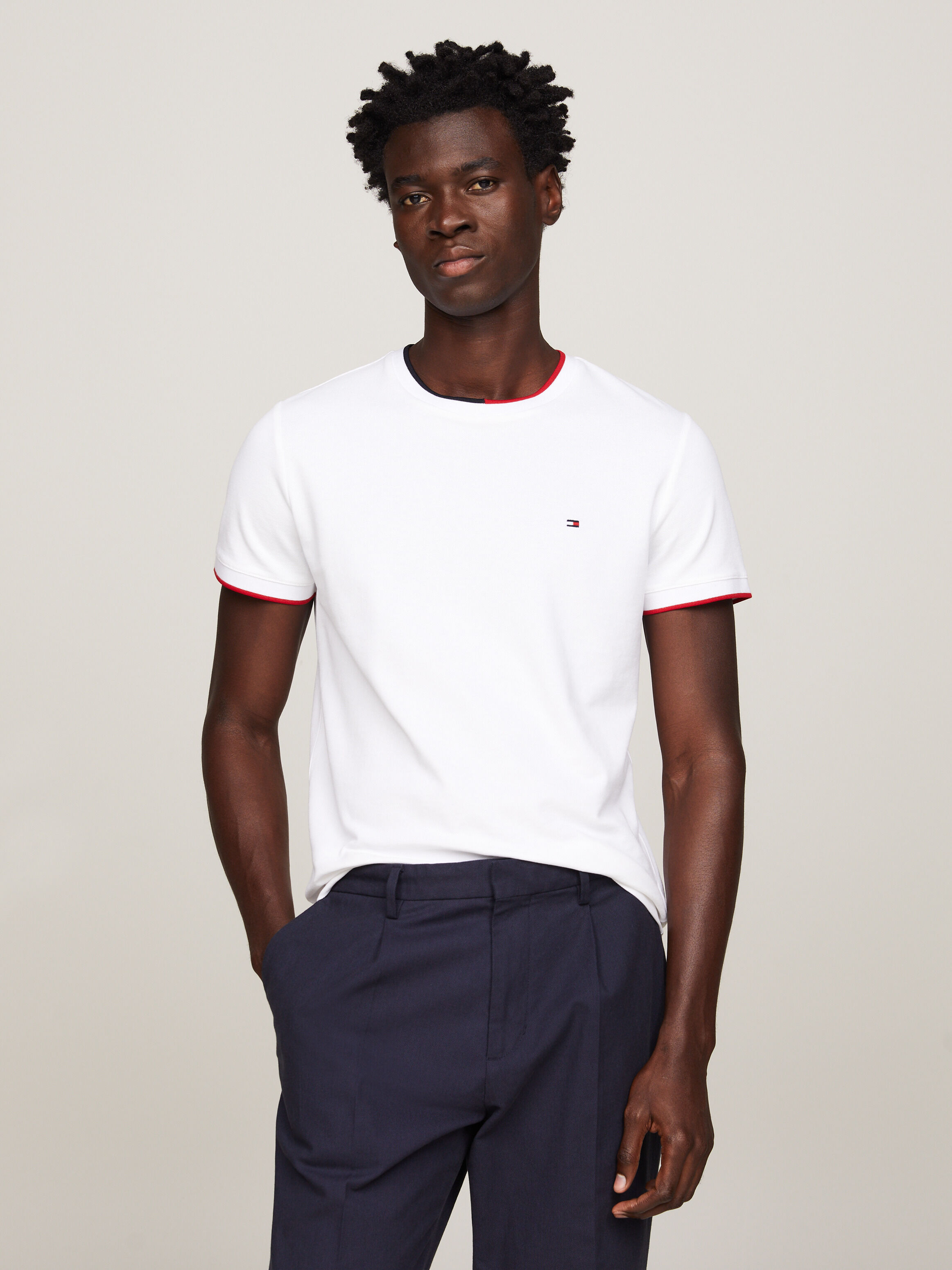 Tommy hilfiger premium pique slim fit cheap