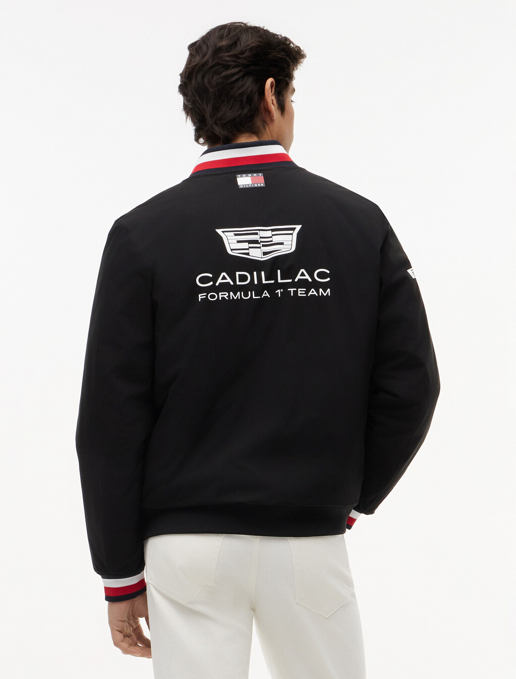 TH x Cadillac Formula 1&reg; Team Replica Varsity Jacket, Black, hi-res