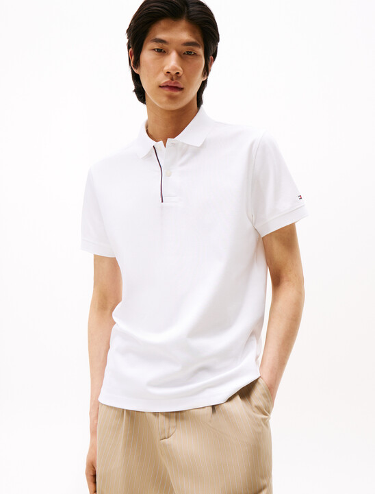 Signature Stripe Jacquard Polo