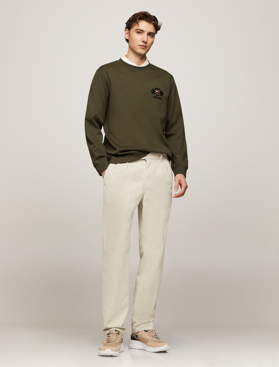 Icon Long Sleeve T-Shirt, Army Green Icon Long Sleeve T-Shirt