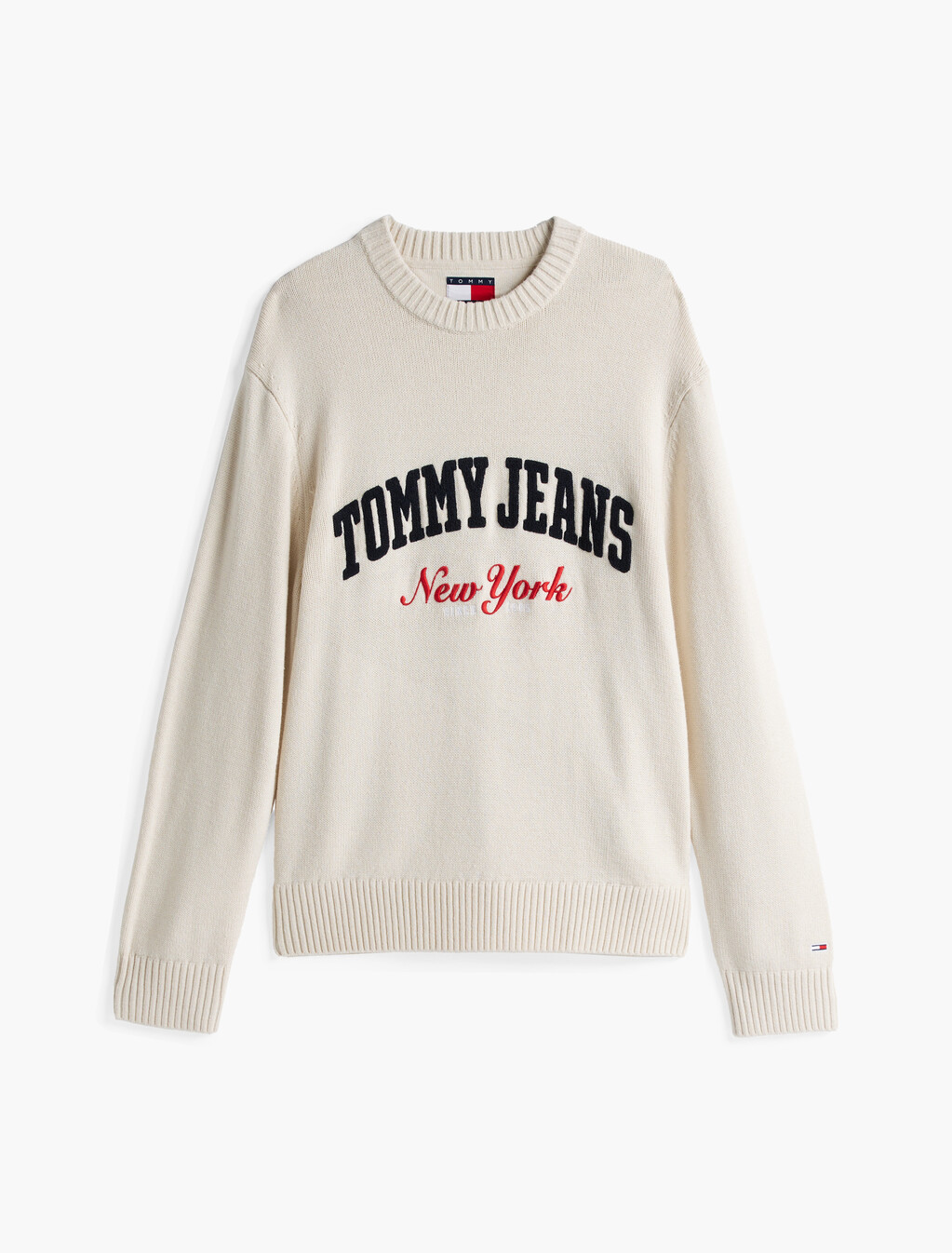Varsity Crewneck Sweater, Newsprint, hi-res