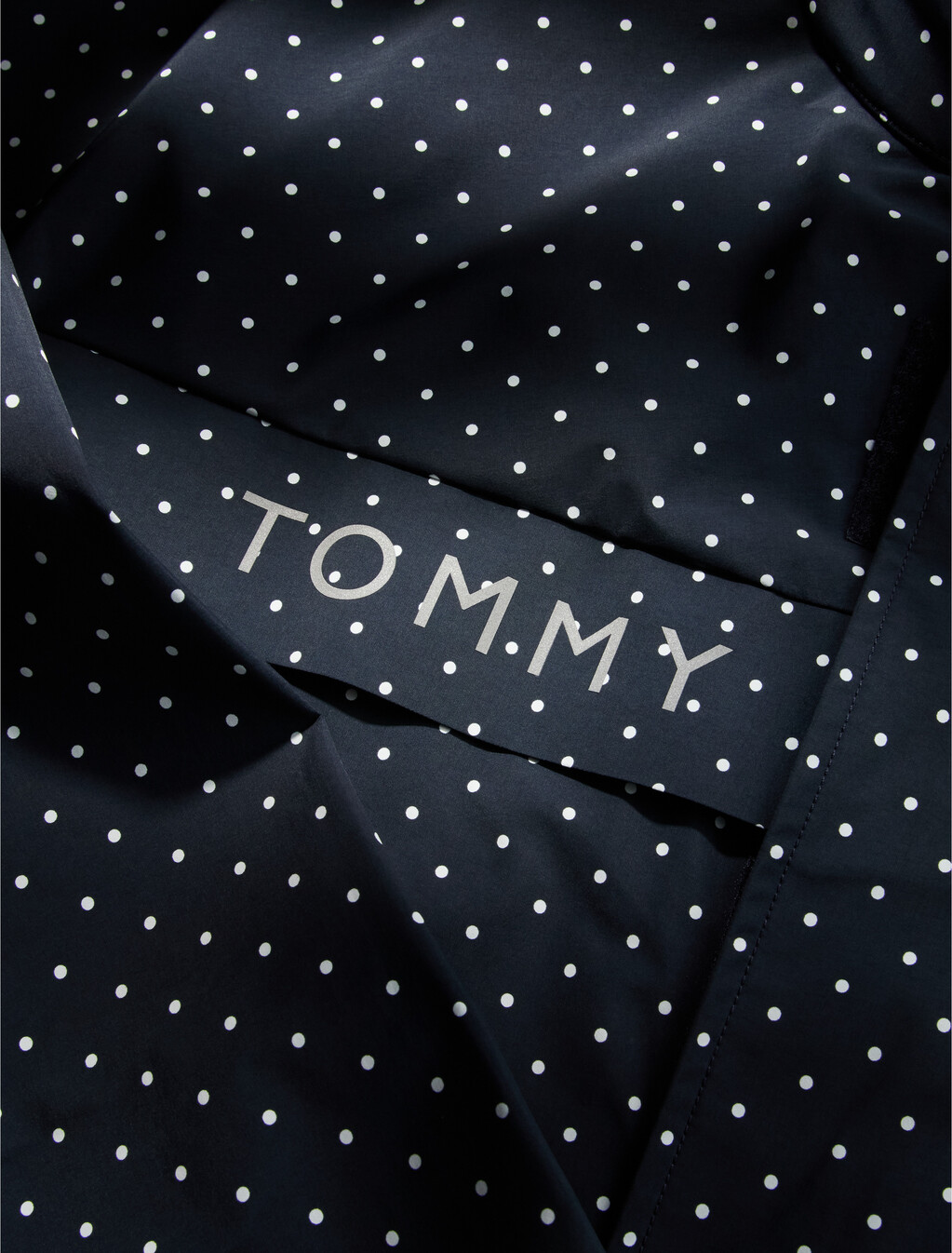 Polka Dot Field Jacket, Navy Blue Polka Dot, hi-res