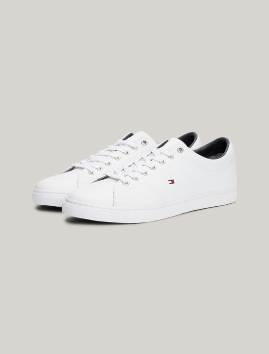 Essential Leather Lace-Up Trainers
