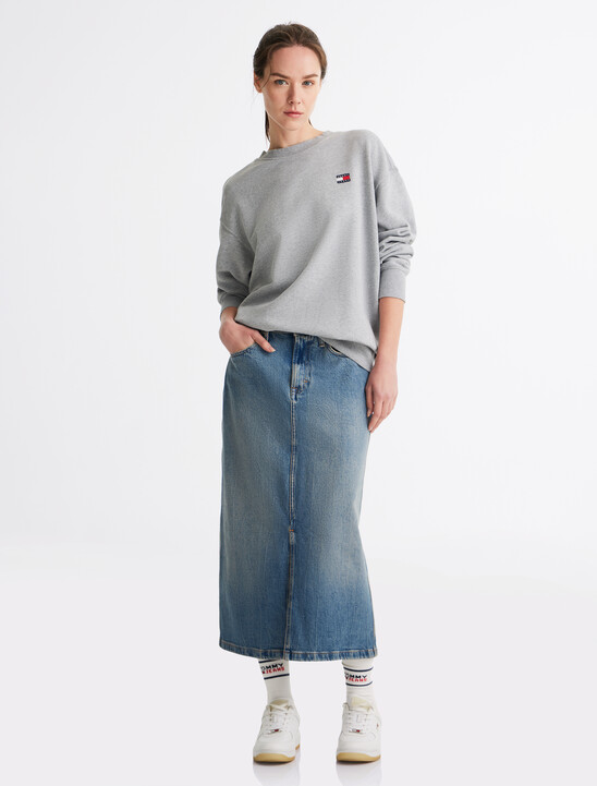 Relaxed Logo Badge Sweatshirt