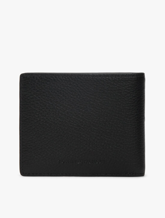 Leather Signature Plaque Bifold Wallet
