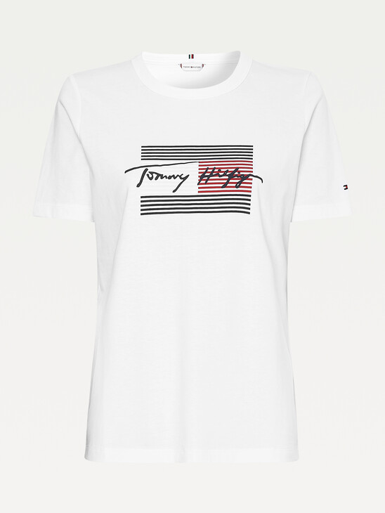 Pure Organic Cotton Signature Logo T-Shirt Pure Organic Cotton Signature Logo T-Shirt
