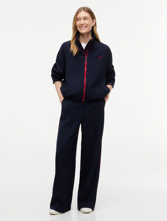 Lightweight Relaxed Zip-Thru Bomber Jacket