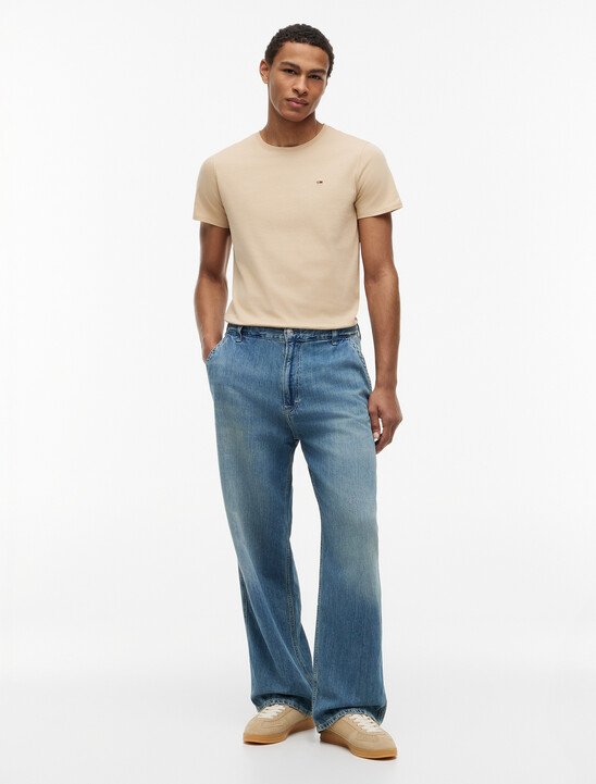 Theo Faded Loose Jeans With Linen