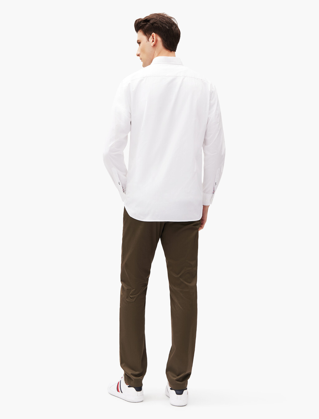 Core Flex Poplin Shirt, White, hi-res