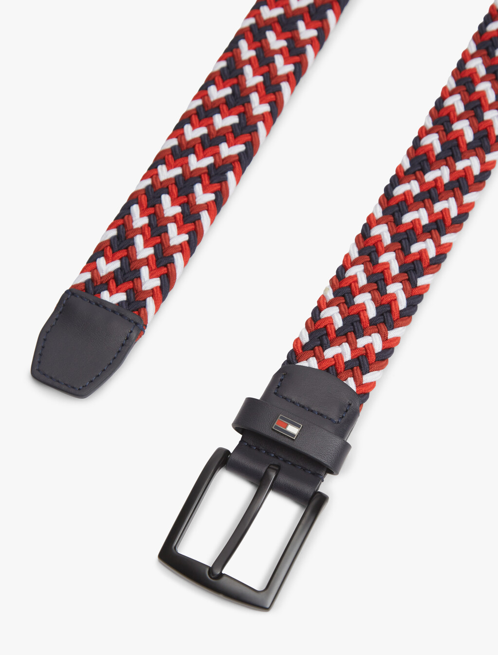 Denton Braided Elastic Belt, Space Blue, hi-res