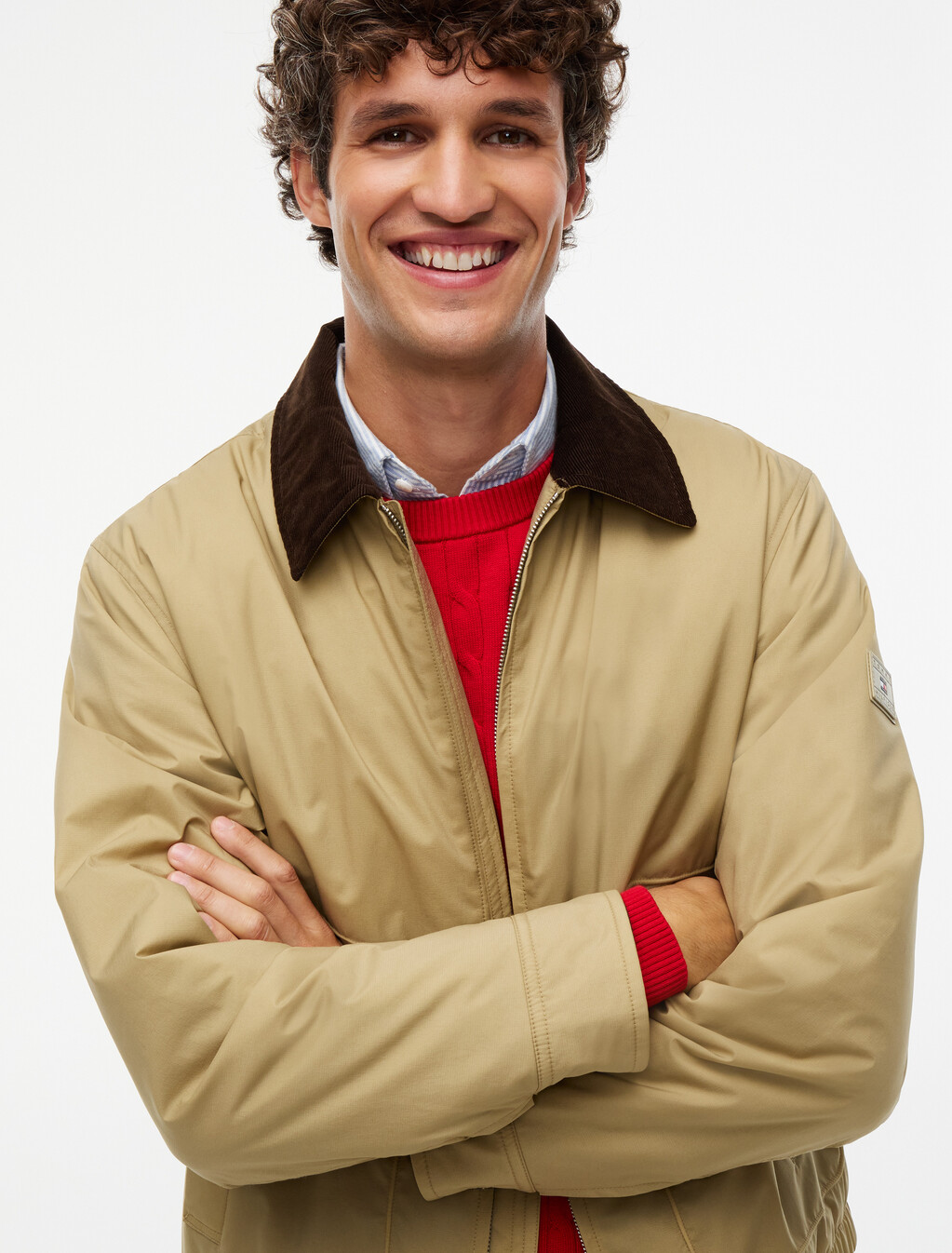 Padded Ripstop Zip-Thru Ivy Jacket, Western Khaki, hi-res
