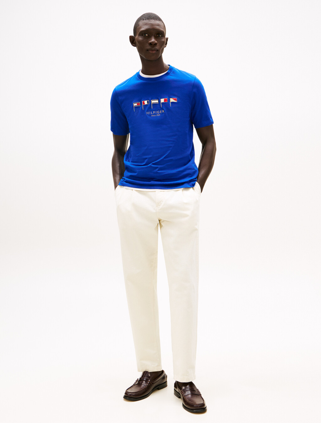 Hilfiger Multi Flag T-Shirt, Wedge Blue, hi-res