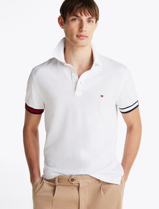 Flag Cuff Slim Polo