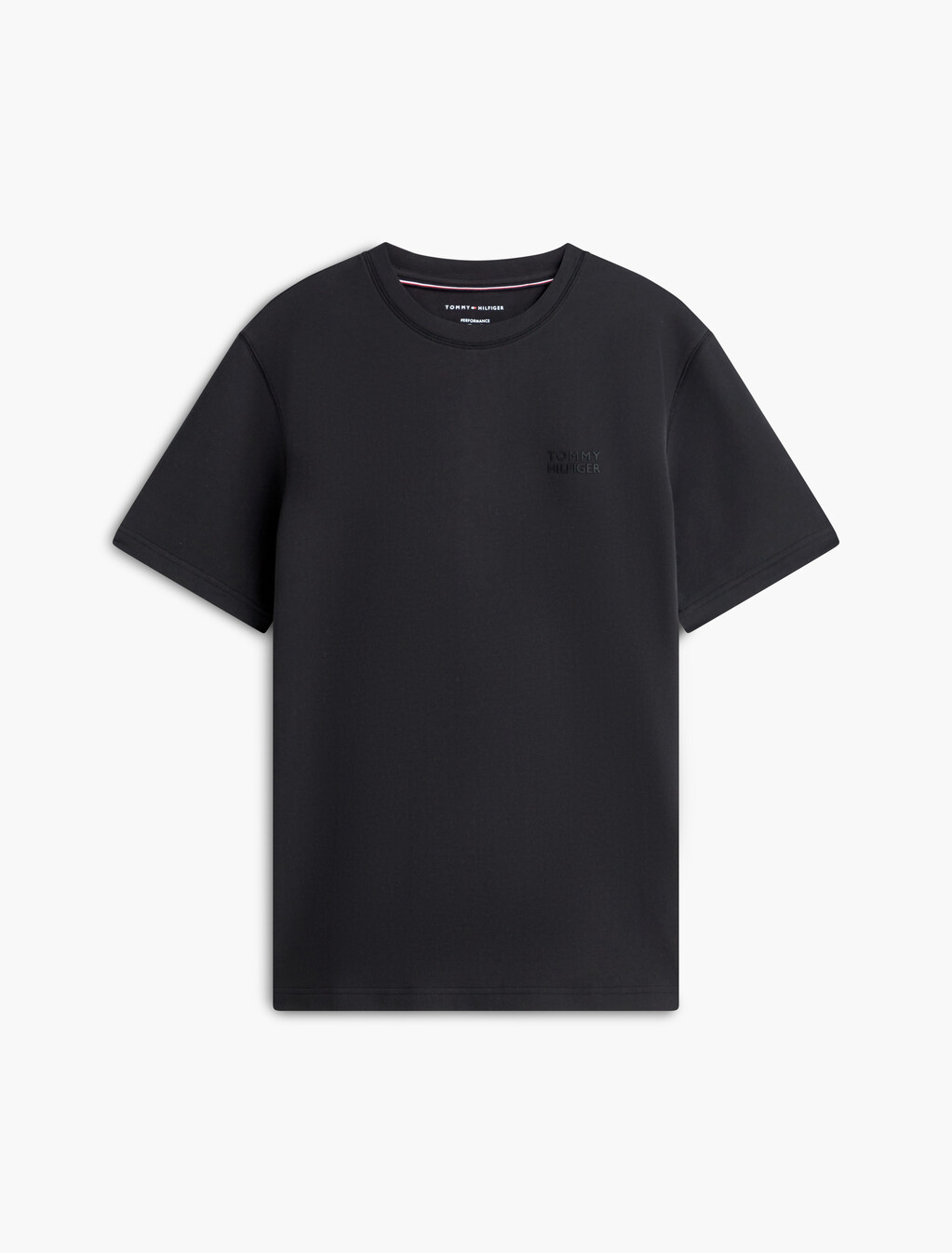 Performance Flex Peached Terry T-Shirt, Black, hi-res