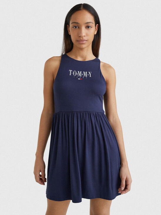 ESSENTIAL LOGO SKATER DRESS