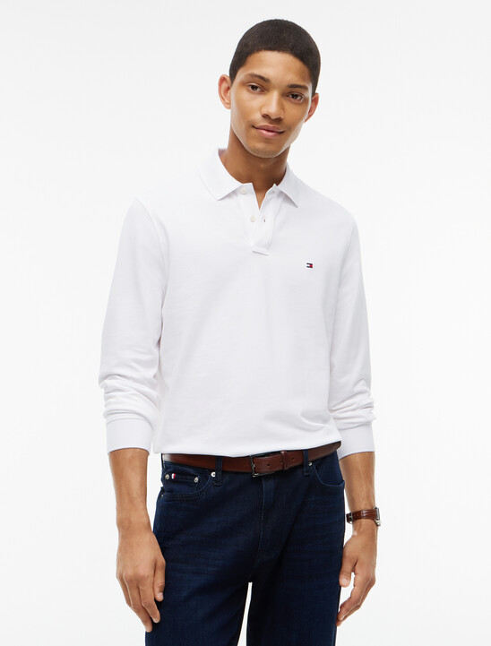1985 Regular Fit Pique Long Sleeve Polo Shirt