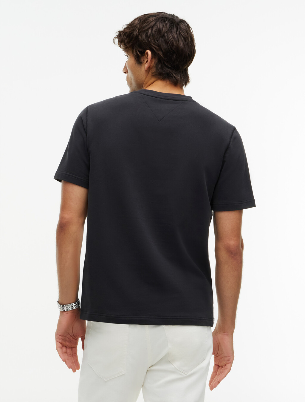 Performance Flex Peached Terry T-Shirt, Black, hi-res