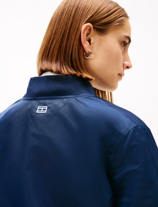 Asia Fit Varsity Bomber Jacket