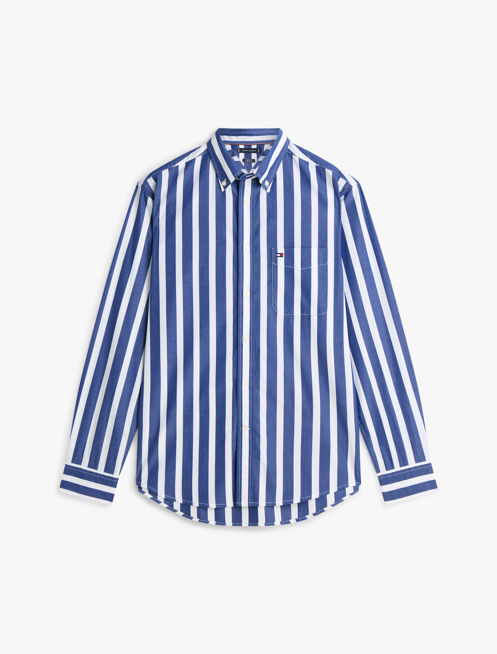 TH Flex Regular Fit Stripe Shirt, Bold Blue / Stripe, hi-res