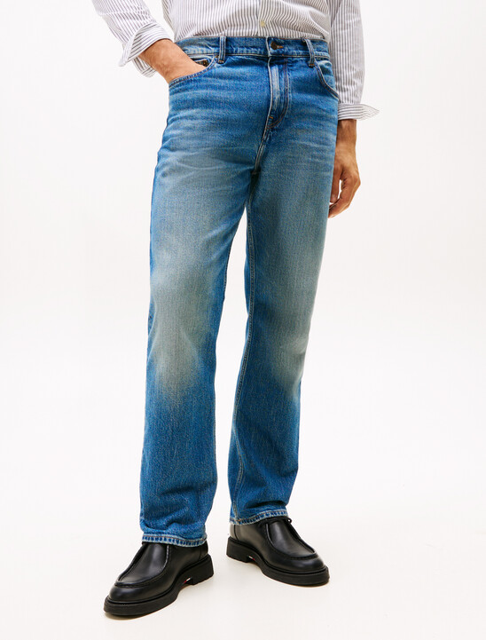 Relaxed Straight Leg Jeans