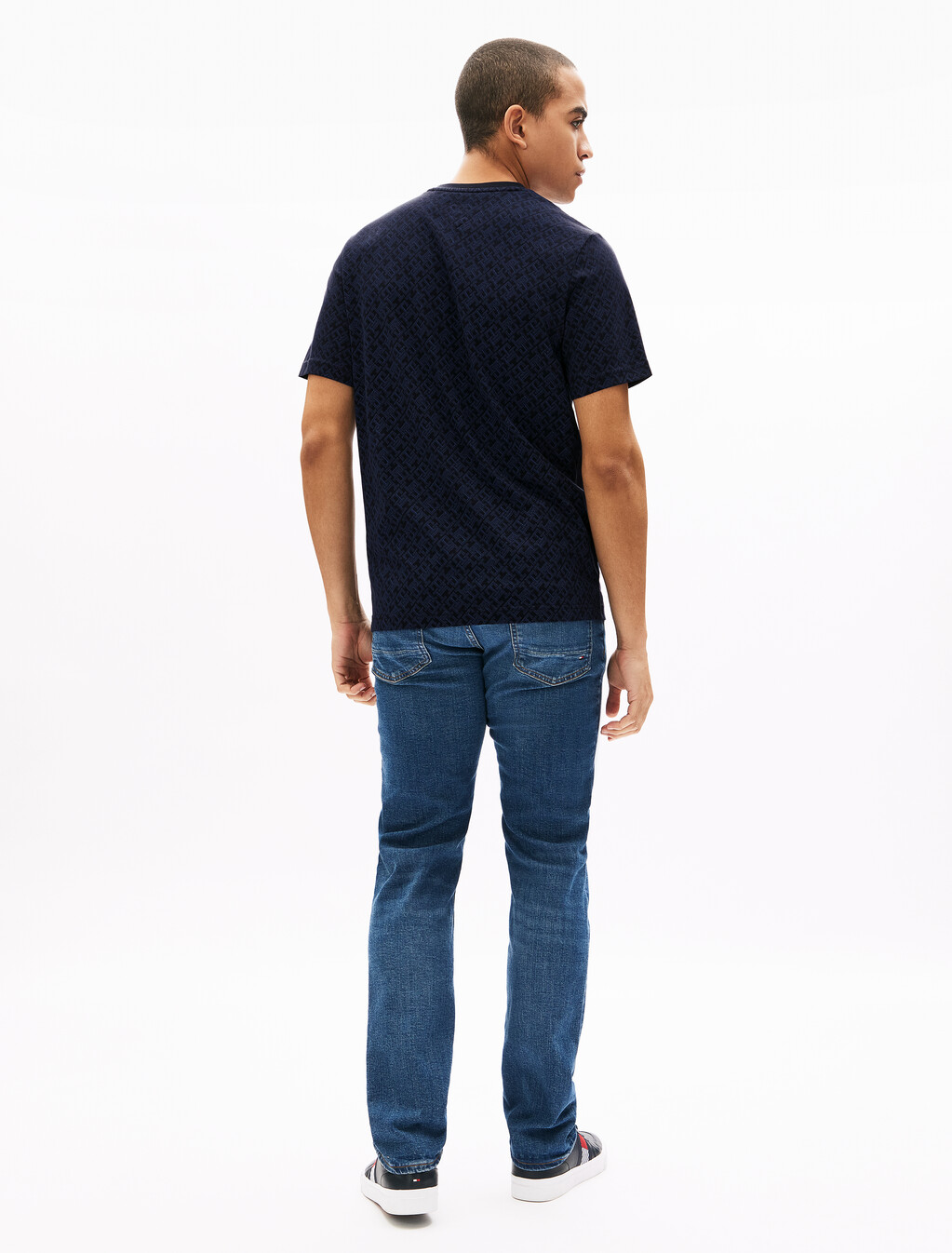 Monogram All Over Print T-Shirt, Desert Sky, hi-res