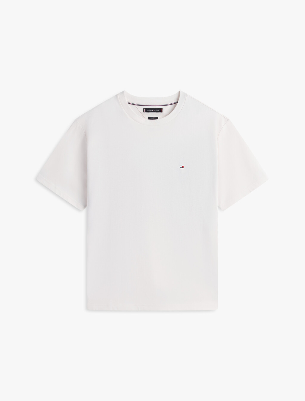 Crewneck Flag T-Shirt, Ivory Petal, hi-res