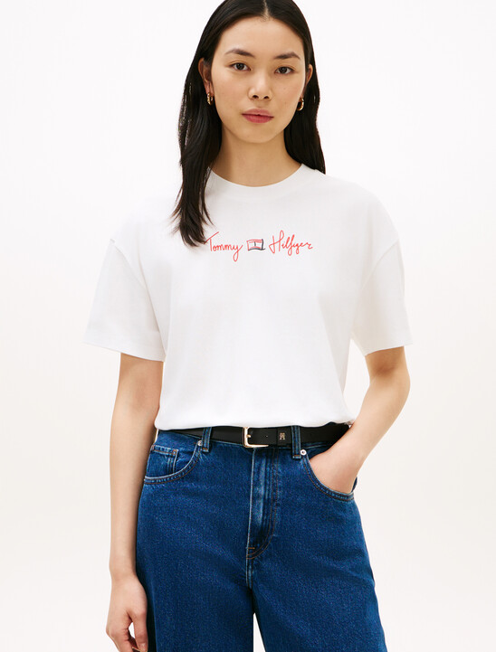 Asia Fit Graphic Double Knit T-Shirt