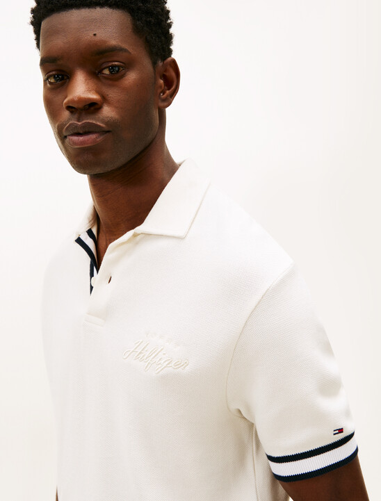 Flat Knit Classic Fit Polo