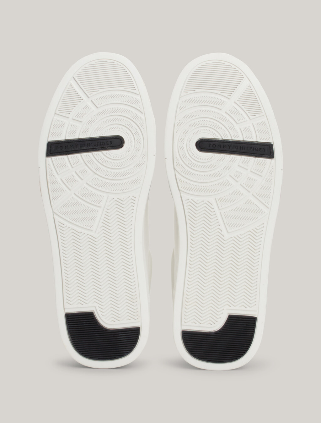 Premium Leather Court Trainers, Ecru, hi-res