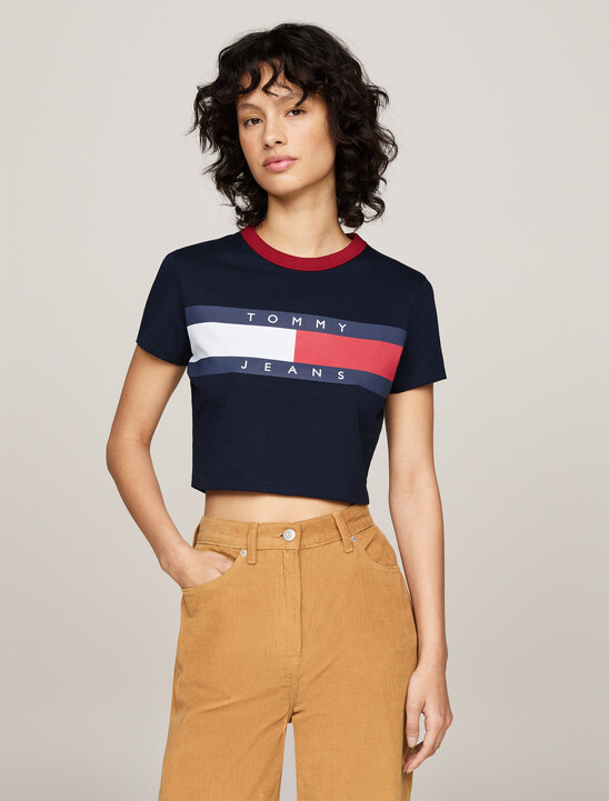 Cropped Slim T-Shirt