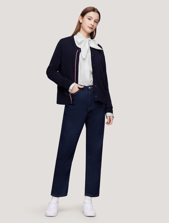 Cotton Bow Blouse