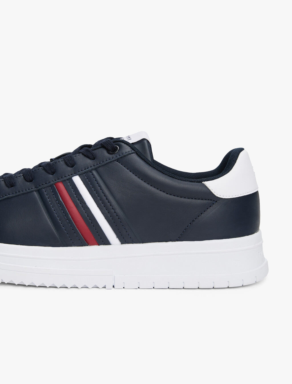 Leather Debossed Logo Trainers, Desert Sky, hi-res