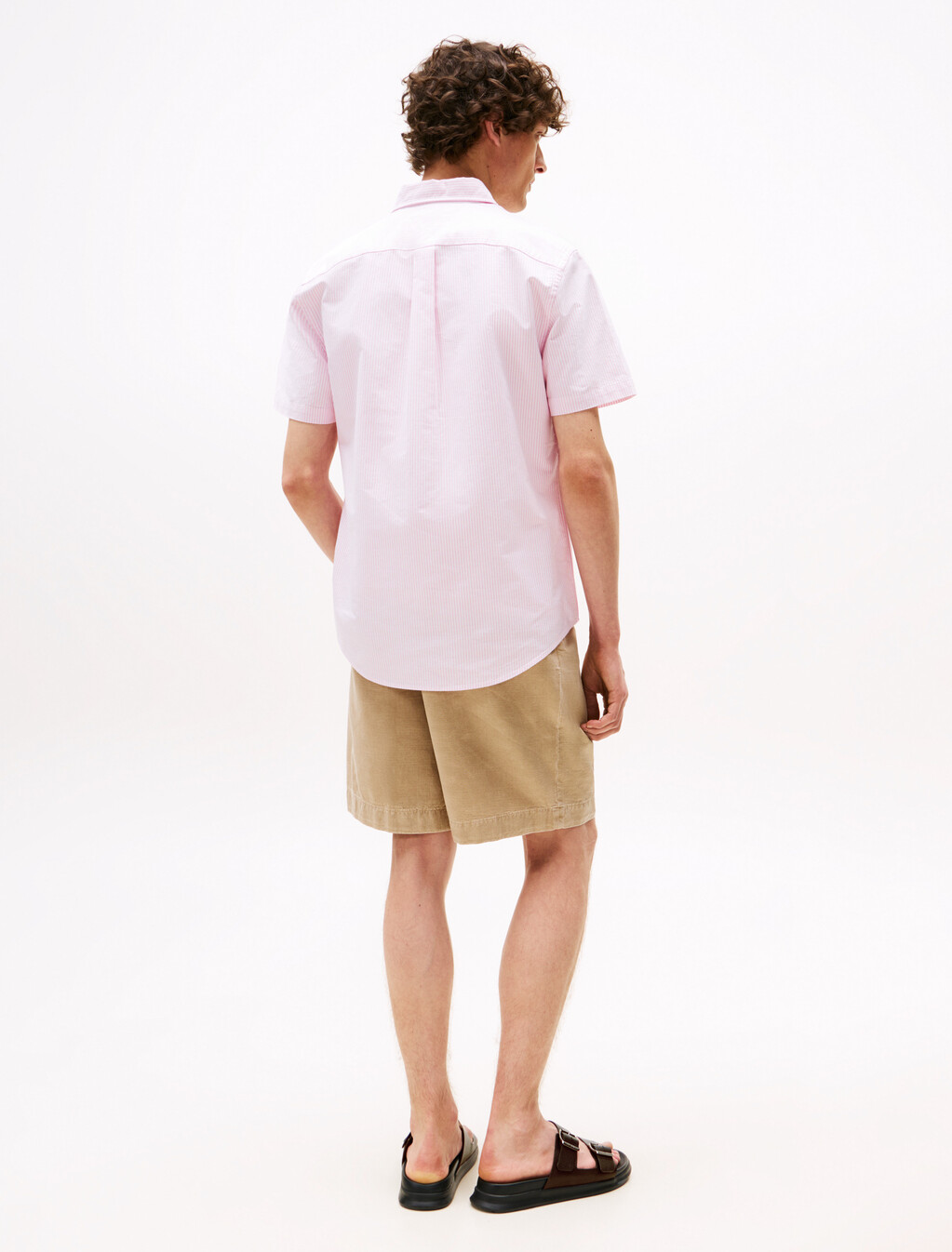 Heritage Oxford Stripe Shirt, Classic Pink / Optic White, hi-res
