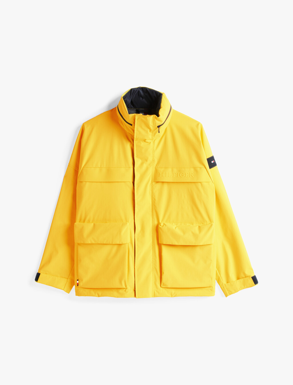 Water Repellent Relaxed Regatta Jacket, Marigold Yellow, hi-res
