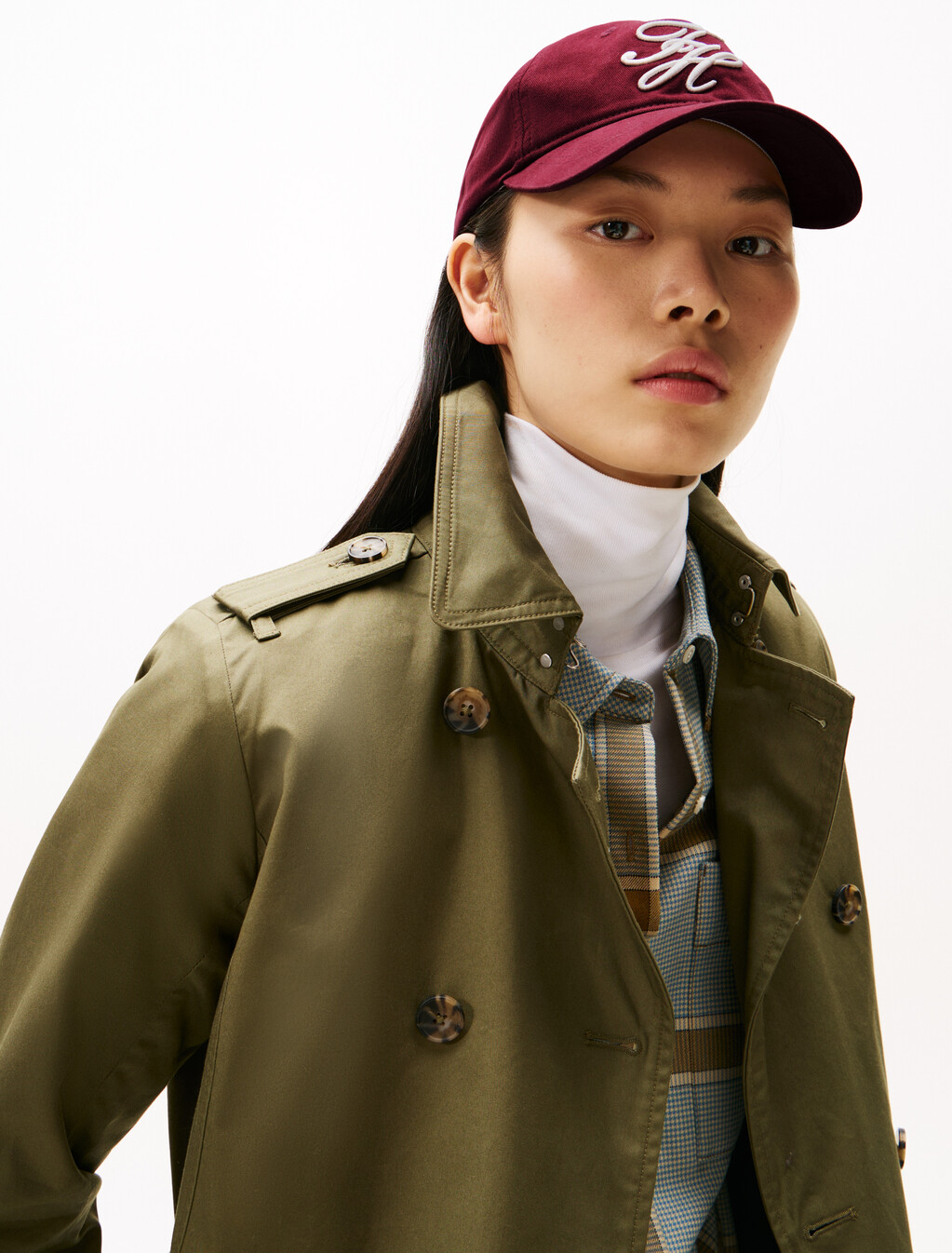 Logo Embroidery Baseball Cap, Deep Rouge, hi-res