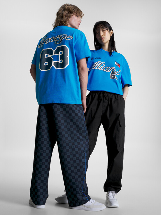 TOMMY X MERCEDES-AMG F1 X AWAKE NY BACK LOGO T-SHIRT