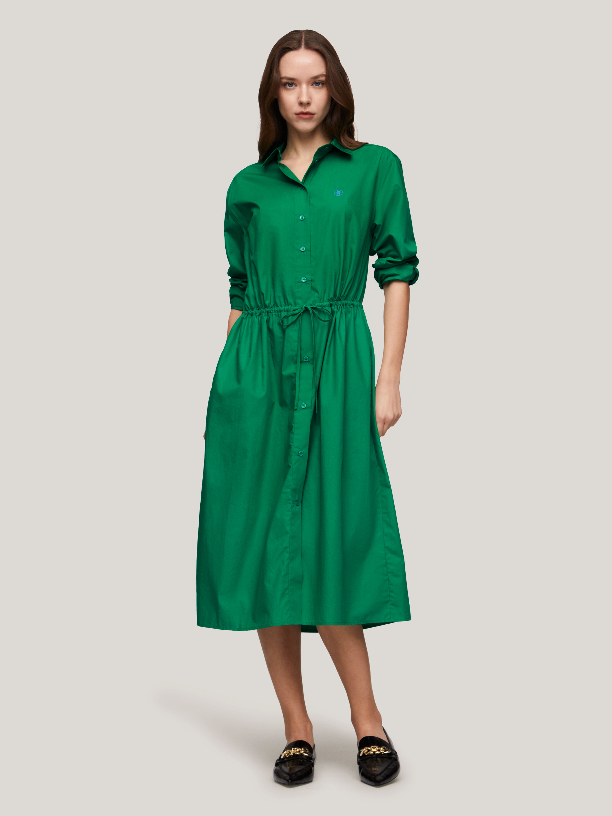 Green tommy hilfiger dress outlet